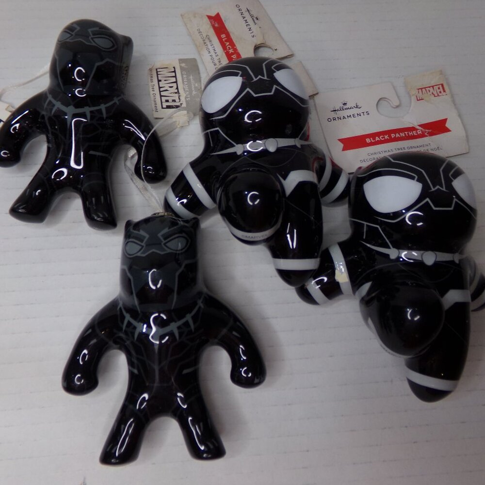 New Black Panther Christmas Tree Ornament Hallmark Marvel
